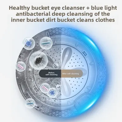 Fully Automatic Washing Machine with Powerful Wash Cycles global-swanky 3