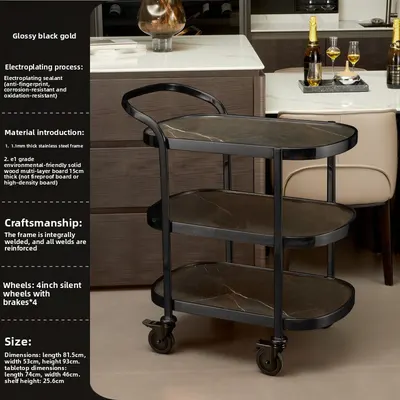 Two-Story Multi-Functional Service Cart