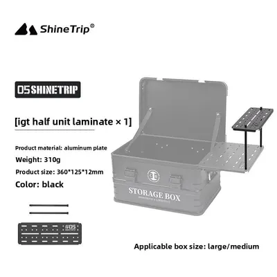 Lightweight modular combination accessories coffee box