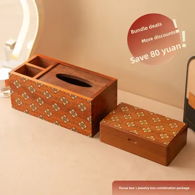 Portable Rosewood Jewelry Box