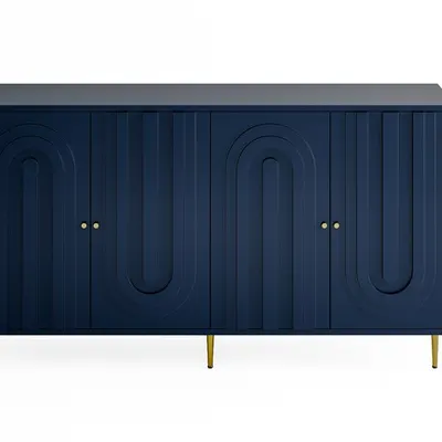 Buffet server cabinet storage locker