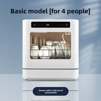 Compact Dish Washing Machine for Home Kitchen Convenience