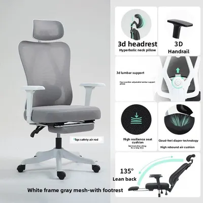 Ergonomic Mesh Office Chair, High Back Executive Chair with Adjustable Lumbar Support