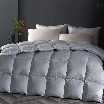 White goose down and duck down quilt