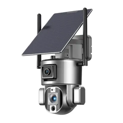 Solar Powered Dual Lens PTZ Camera