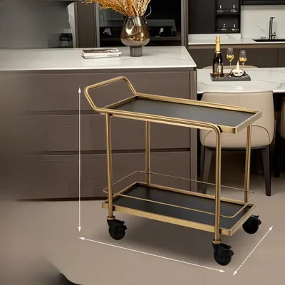Two-Story Multi-Functional Service Cart