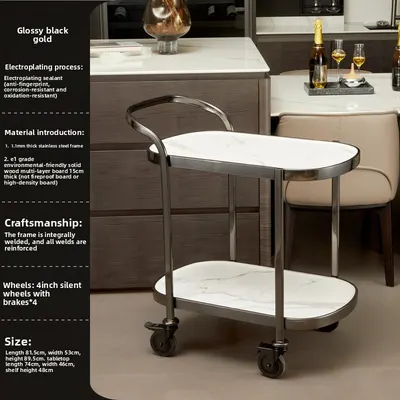 Two-Story Multi-Functional Service Cart