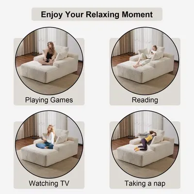 Cushioned Sleeping Sofa