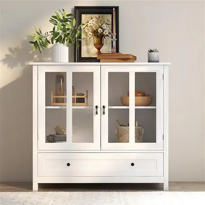 Buffet storage lockers
