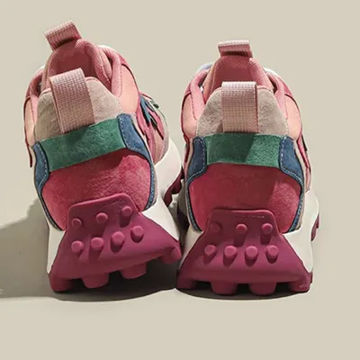 Thick-Soled Women's Sneakers with Soft Comfortable Design